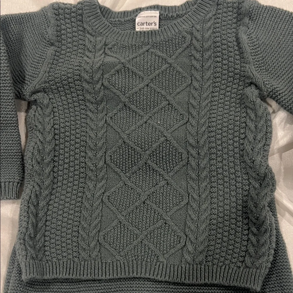 Cozy Knit Baby Sweater and Pants Set Size 9months